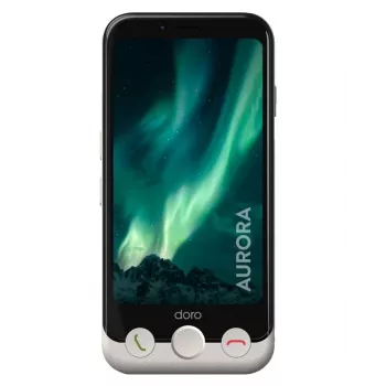 Doro Aurora A10 Plus bone 4,5 colio senjorų išmanusis telefonas 64GB Dual‑SIM Android 14 (8960)