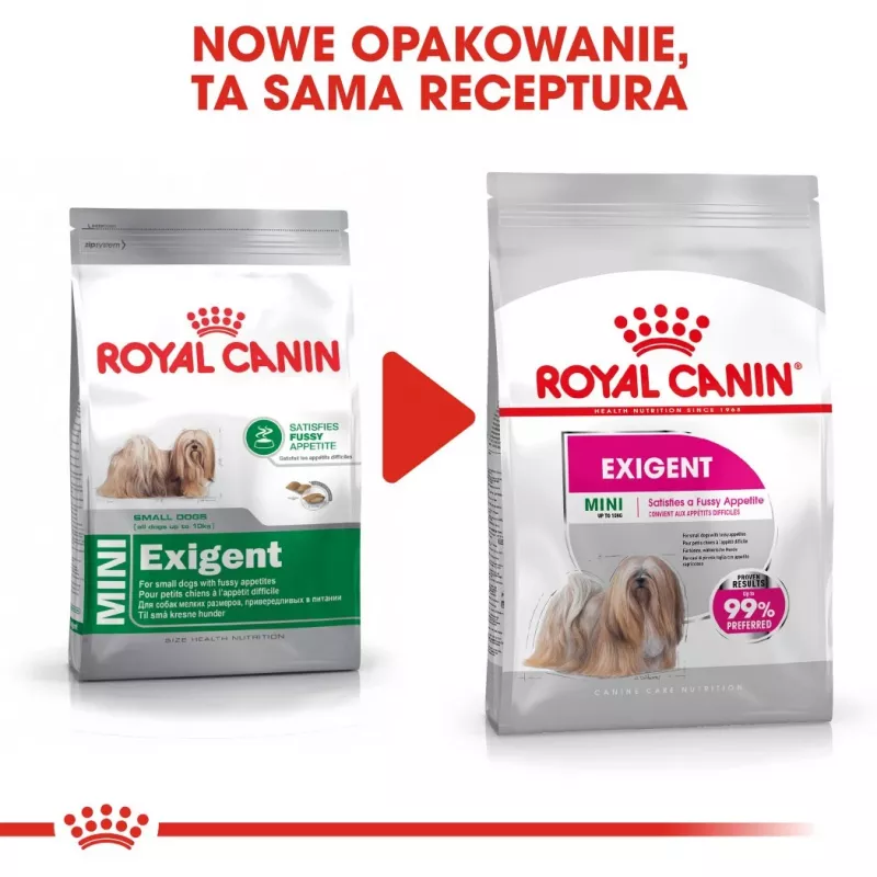 Royal Canin CCN MINI EXIGENT – sausas ėdalas suaugusiems šunims – 3kg