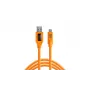 TETHER TOOLS CUC3215-ORG, 4,6 m, USB A, USB C, USB 3.2 Gen 1, 5000 Mbit/s, oranžinis