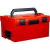 Tuščia modulinė dėžė įrankiams FISCHER L-BOXX FLB 238, raudona/juoda