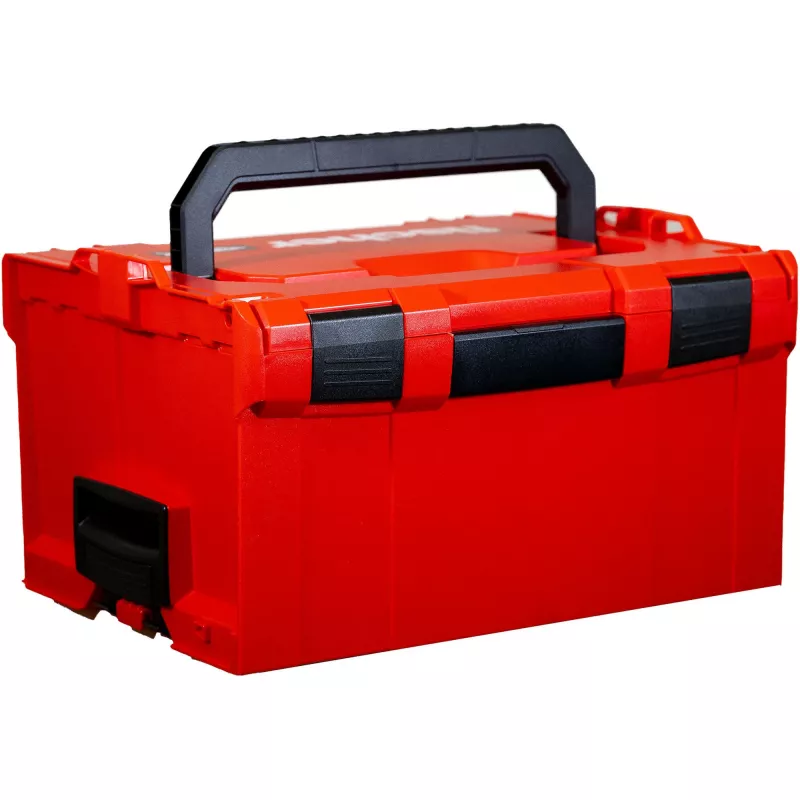 Tuščia modulinė dėžė įrankiams FISCHER L-BOXX FLB 238, raudona/juoda