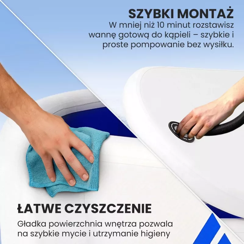 Extralink ledo vonia, šalto maudymosi kubilas, 150x80x65 cm