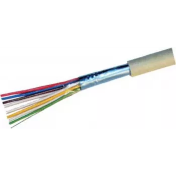 Telefono kabelis ShiverPeaks 76850-25 4x2x0,6 mm įmontavimui į sieną