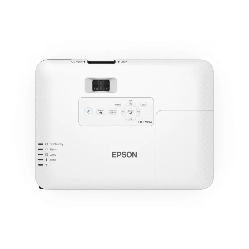 Nešiojamas projektorius Epson EB-1780W 3000 ANSI liumenų 3LCD WXGA (1280x800) trumpas fokusavimas, baltas/pilkas