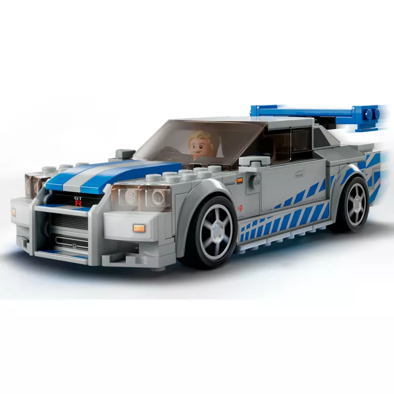 LEGO 76917 Speed Champions 2 Fast 2 Furious Nissan Skyline GT-R (R34) Automobilis