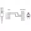 Wentronic Goobay telefono laidas TAE-F (kištukas) – RJ-45 (kištukas) 15 m juodas (51236)
