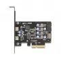 PCI Express x4 plėtimosi kortelė DELOCK 90345 su 2 išoriniais USB Type-C prievadais