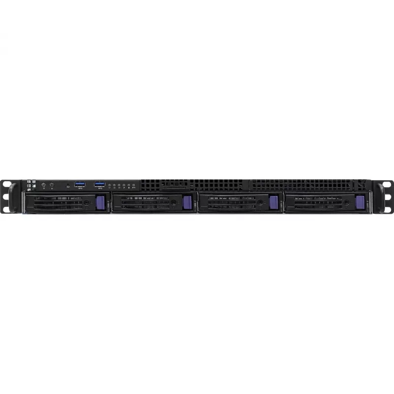 ASRock 1U4LW-B650/2L2T RPSU serverio korpusas be pagrindinės plokštės AMD B650 Socket AM5 stelažinis (1U)