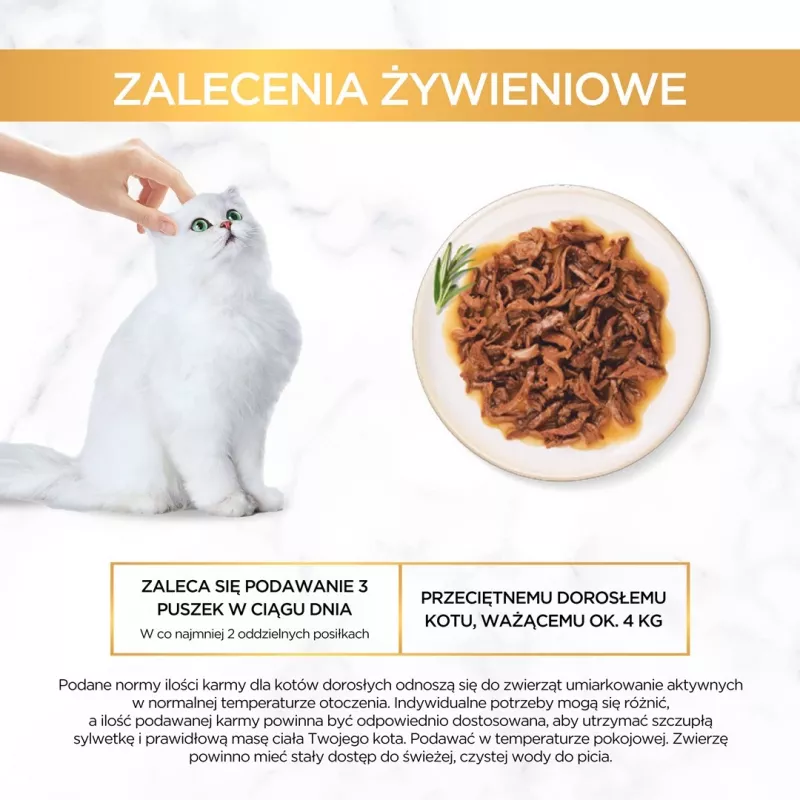 PURINA Gourmet Gold Succulent Delights Jautiena - šlapias kačių ėdalas - 85g