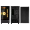 GSI SmartAssembly ARGB stiklinis Micro-ATX korpusas su 650W maitinimo bloku