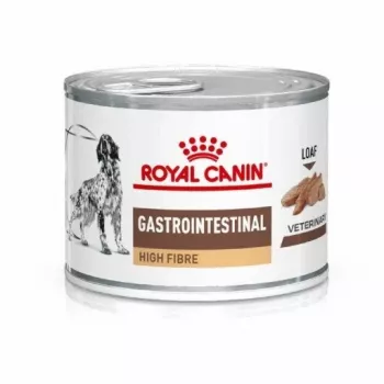 Šlapias šunų maistas Royal Canin Gastrointestinal High Fibre Loaf 200 g — suaugusiems šunims, mėsos skonis, virškinimo palaikymas