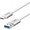 USB-C – USB 3.0 laidas, 1 m, ADATA, USB 3.2 Gen 1, USB C / USB A, baltas