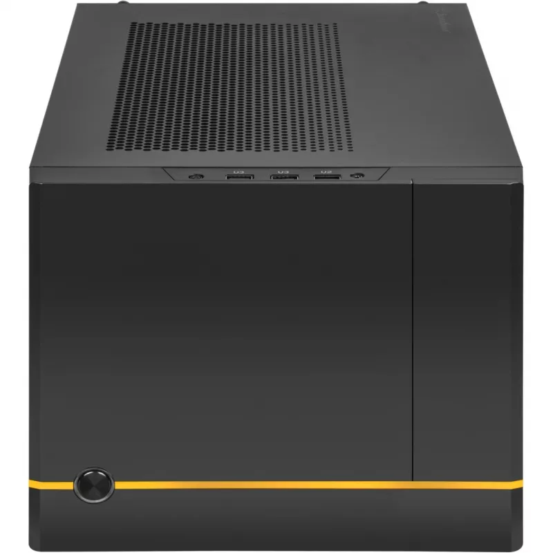 Korpusas SilverStone SUGO SG14B – Mini-DTX bokštas be maitinimo šaltinio (ATX/PS/2) – Juodas – USB/Garsas (SST-SG14B)