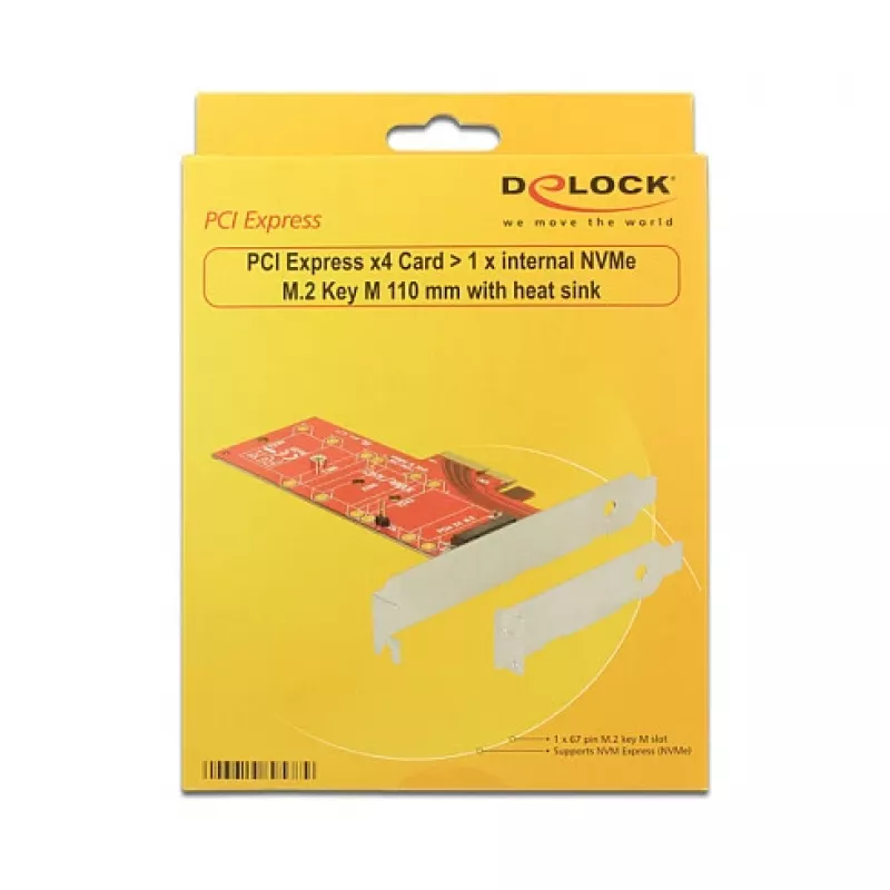 PCIe kortelė M.2 Delock 89577