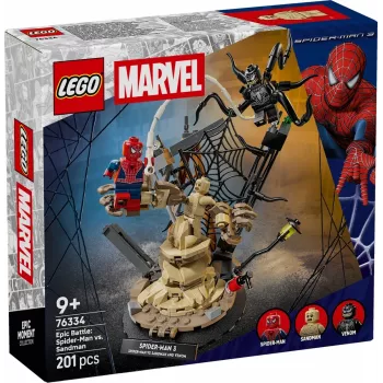 LEGO MARVEL 76334 Epinė kova: Žmogus-voras prieš Smėlio žmogų