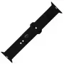 Silicinio dirželio rinkinys FIXED FIXSST2-434-BK, skirtas Apple Watch 42/44/45 mm – juodas fiksuoto sportinio dizaino