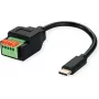 ROLINE 12.02.1173 adapteris iš USB-C į gnybtų bloką