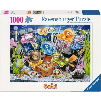 Dėlionė Ravensburger 12001427 – 1000 dalių, Animacinių filmukų tema, nuo 14 metų