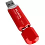 USB atmintukas ADATA DashDrive UV150 32GB, USB Type-A 3.2 Gen 1, raudonas, su užsifiksuojančiu dangteliu