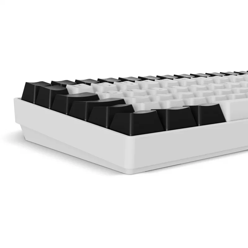 Sharkoon SKILLER SGK50 S2 White DE-Layout Gateron Yellow – klaviatūra