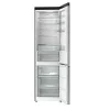 Šaldytuvas su šaldikliu Gorenje NRB620E61X4WFE, laisvai pastatomas, nerūdijančio plieno, bendras tūris 340 L, NoFrost, LED ekranas