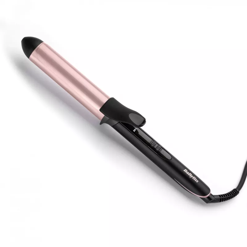 BaByliss C452E 32 mm garbanojimo žnyplės – šiltai juoda, rožinė, 98,4 cm (2,5 m) laidas