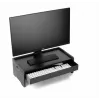 Durable 508201 stalčius monitoriaus laikikliui juodas metalinis 468 mm plotis 221 mm gylis 53 mm aukštis