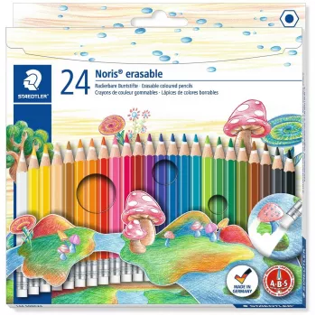 Trinami spalvoti pieštukai Staedtler Noris 144 50 Multicolour 24 vnt.