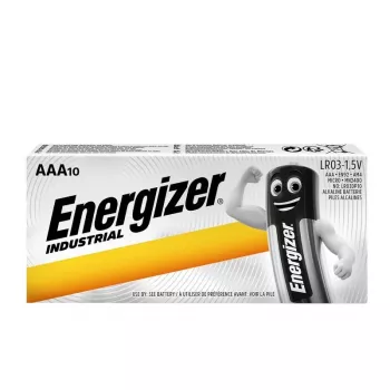 Energizer Industrial AA šarminės baterijos – 6 pakuotės po 10 vnt. + 6 pakuotės po 10 vnt. nemokamai