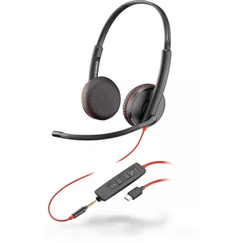 Ausinės POLY Blackwire C3225 laidinės, USB Type-C