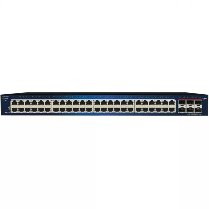Valdomas Ethernet komutatorius ALLNET ALL-SG8454M-10G – 48+6 prievadų Gigabit su 10G jungtimis
