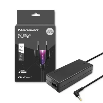 Maitinimo adapteris / keitiklis Qoltec 51115, 65 W, juodas