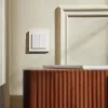 Aqara Light Switch H2 EU (4 mygtukai, 2 kanalai) (WS-K08D) - Zigbee ir Thread sieninis jungiklis su 2 relėmis