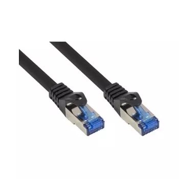 Good Connections Cat.6A jungiamasis kabelis SmartFLEX HF juodas 0,25m