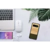 Dėklas Samsung Galaxy S10 iš medžio ir polikarbonato – Bamboo Forest juodas