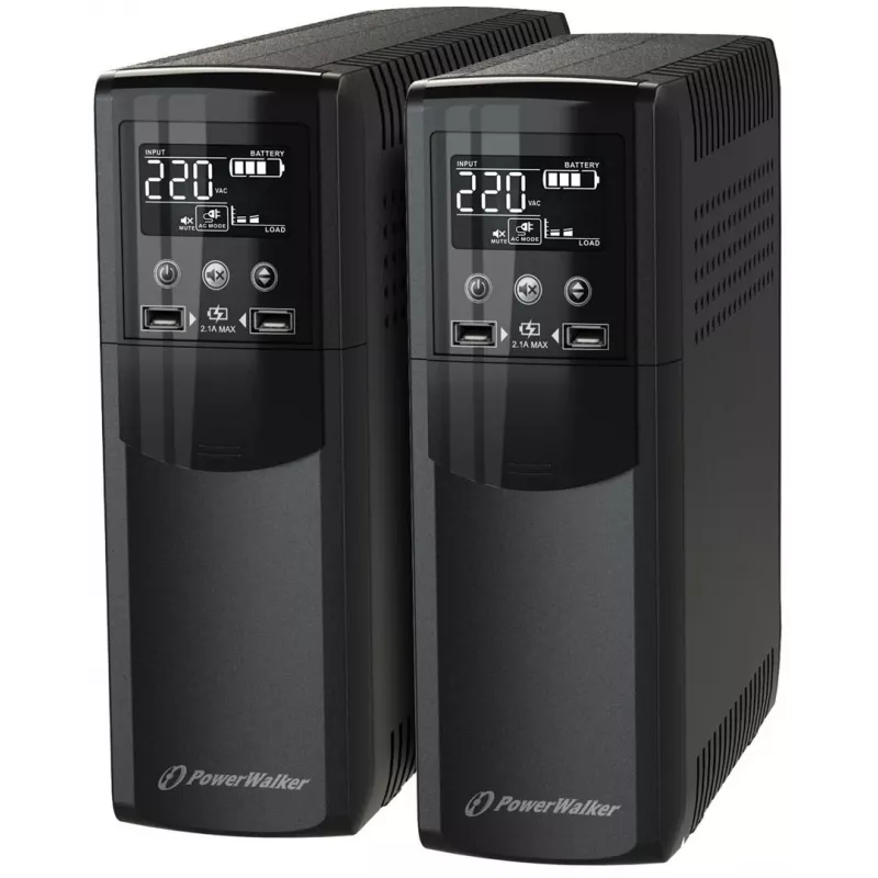 PowerWalker VI 800 CSW IEC nepertraukiamo maitinimo šaltinis (UPS) Linijinis-interaktyvus 0.8 kVA 480 W 8 AC lizdai