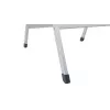 Kempingo kėdė Outwell Clarenville – 4 kojos, maks. apkrova 150 kg, mėlyna, 5,5 kg, 640×750 mm