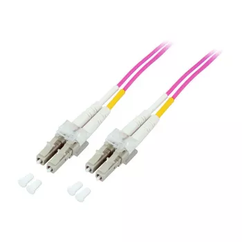 Šviesolaidinis pataikymo laidas LWL Duplex OM4 (50/125) LC/LC, 1 m, Good Connections® (LW-801LC4)
