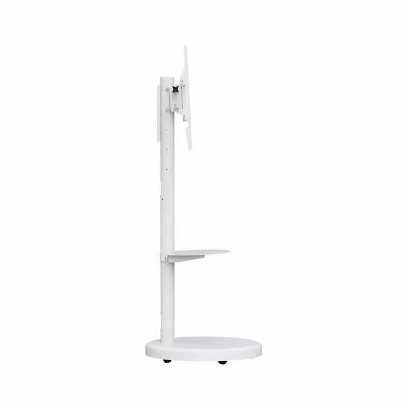 Grindinis TV stovas GEMBIRD TVS-86TR-01-W baltas, 37–86 colių, pasukamas ir pakreipiamas, VESA 200x200–600x400, maks. 50 kg