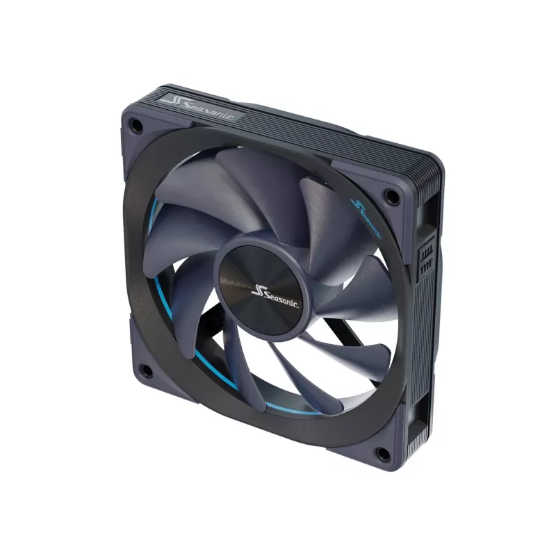 Ventiliatorius Seasonic MagFlow 1-Fan Kit 12 cm juodas 1 vnt.