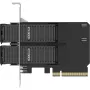 PCIe adapterių kortelė ICY BOX MB312M4P-B – 2× M.2 NVMe į PCIe 4.0 x8 (bifurkacija)