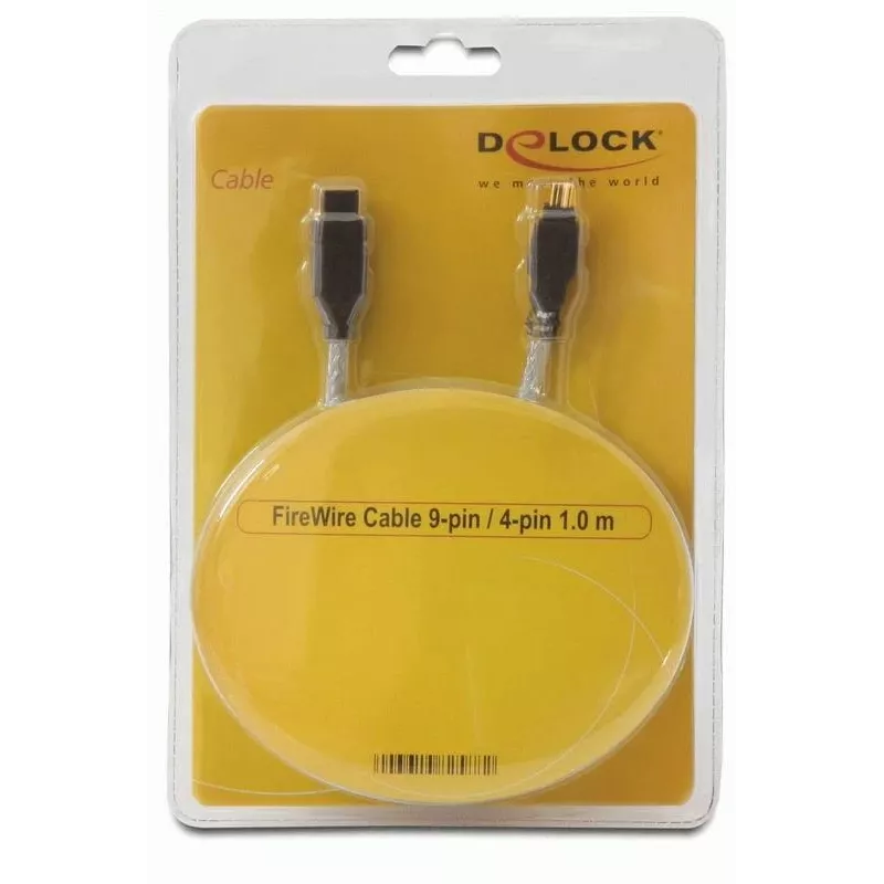 FireWire A/B laidas DeLOCK 82588 1,0 m pilkas