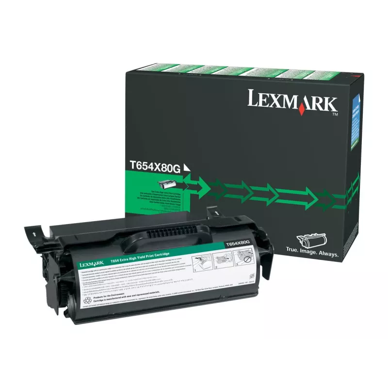 Kasetė su toneriu Lexmark T654X80G 36 000 puslapių juoda