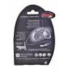Ištraukiamas pavadėlis Flexi New Classic Cat XS 3 m – virvelinis pavadėlis mažiems augintiniams, juodas, maks. apkrova 8 kg