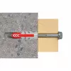 fischer sieninis kaištis DUOPOWER 10x50 BigBox šviesiai pilkas/raudonas 210 vnt. užsandarinama dėžė (570550)