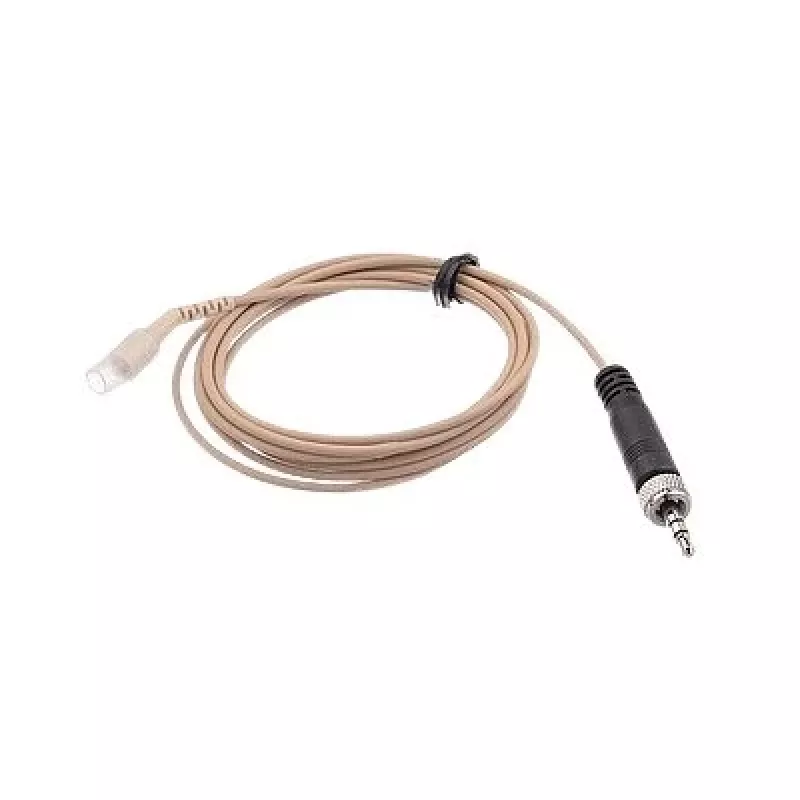 Sennheiser HSP 4-ew-3 laidas kondenserinis mikrofonas su boomu, 3,5 mm, smėlio spalvos, 1,6 m kabelis, 40–20000 Hz