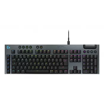 Logitech G915 X Black – laidinis mechaninis žaidimų klaviatūra su RGB apšvietimu