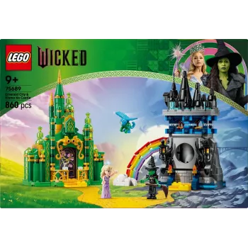 LEGO konstruktorius Wicked 75689 — Smaragdinis miestas ir Kiamo Ko pilis