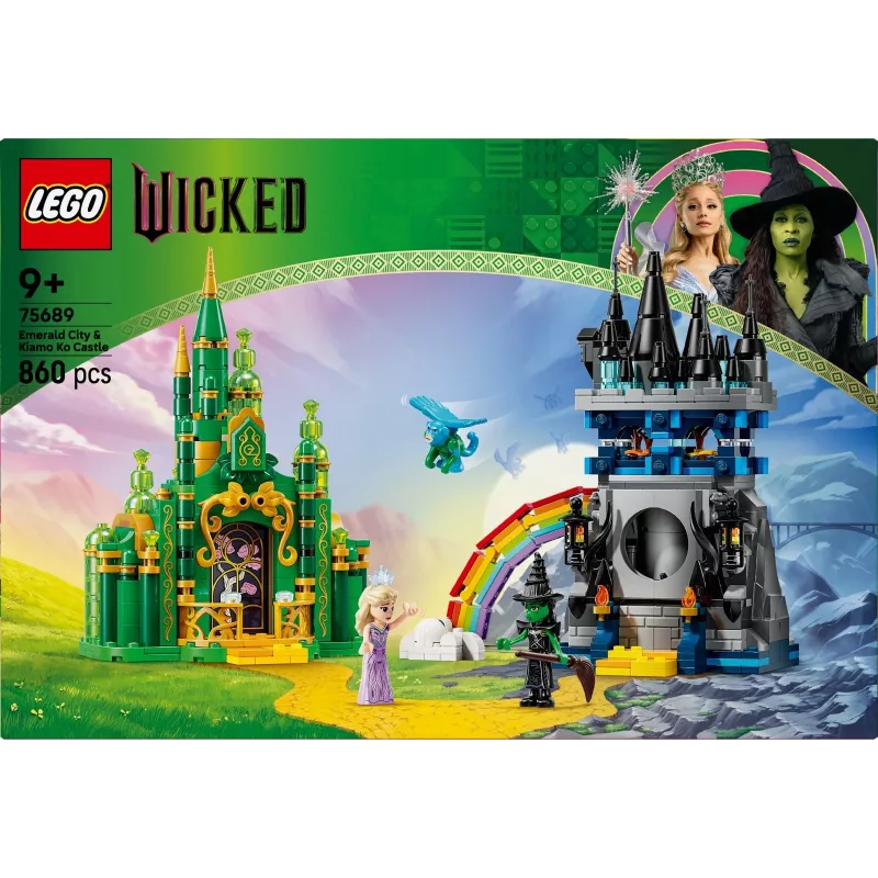 LEGO konstruktorius Wicked 75689 — Smaragdinis miestas ir Kiamo Ko pilis