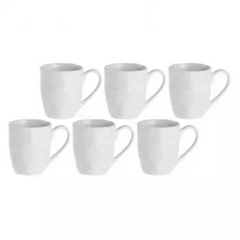 6 puodelių rinkinys LA PORCELLANA BIANCA U10077009U00-Z 110 ml porcelianas